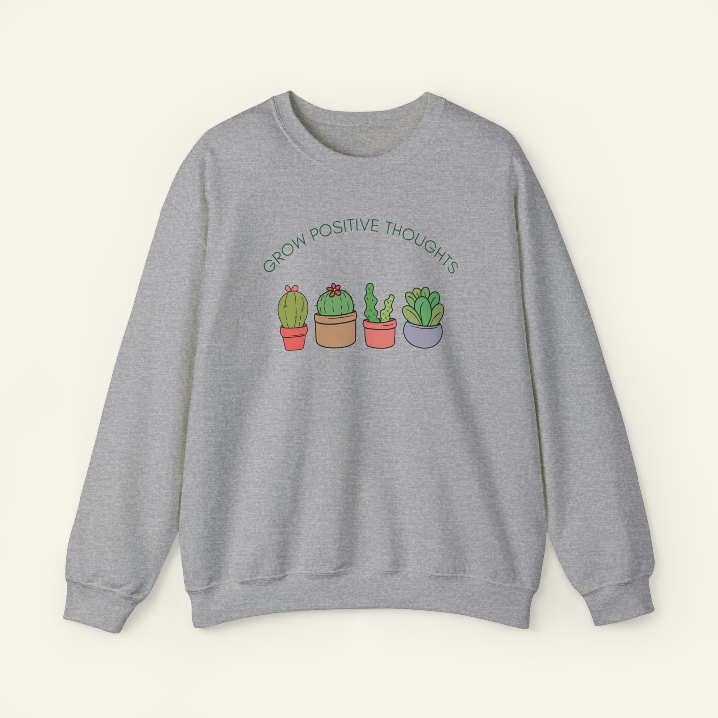 "Grow Positive Thoughts" Sweatshirt 2