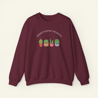 "Grow Positive Thoughts" Sweatshirt 2